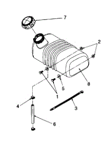 Fuel Tank parts for White Outdoor Chore Performer 24A-315C190 / 2000 from AppliancePartsPros.com