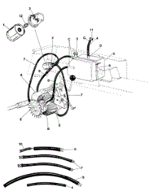 Hydraulic Assembly parts for White Outdoor Garden Tractor 146-842-190 / 1986 from AppliancePartsPros.com