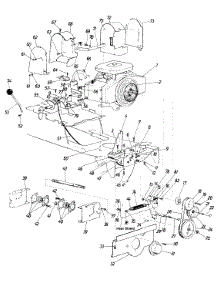 Engine Mounting Assembly parts for White Outdoor Garden Tractor 146-995-190 / 1986 from AppliancePartsPros.com