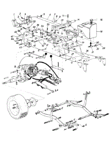 Frame Assembly parts for White Outdoor Garden Tractor 146-995-190 / 1986 from AppliancePartsPros.com