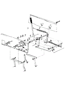 Lift Shaft And Steering Assembly parts for White Outdoor Lawn Tractor 136-704-190 / 1986 from AppliancePartsPros.com