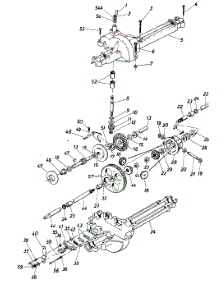 Single Speed Transaxle parts for White Outdoor Lawn Tractor 136-514-190 / 1986 from AppliancePartsPros.com