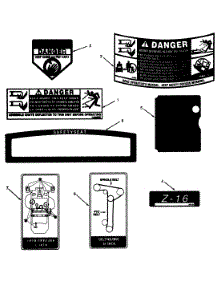 Graphics parts for White Outdoor Zero-Turn Mower 53AC225G190 from AppliancePartsPros.com