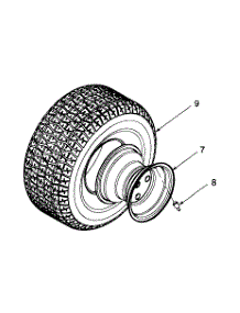 Drive Wheel parts for White Outdoor Zero-Turn Mower 53BA1A3G190 / 1999 from AppliancePartsPros.com