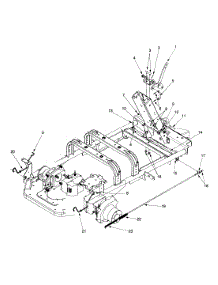 Parking Brake And Linkage parts for White Outdoor Zero-Turn Mower 53BA1A3G190 / 1999 from AppliancePartsPros.com