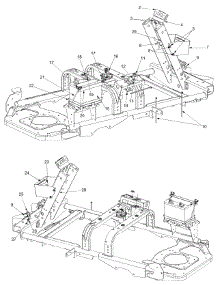 Electrical Components & Switches parts for White Outdoor Zero-Turn Mower 53CA1A3G190 from AppliancePartsPros.com