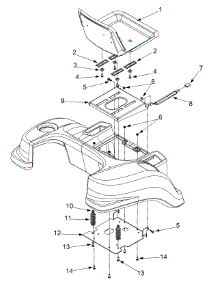 Seat Assembly parts for White Outdoor Zero-Turn Mower 53CA1A3G190 from AppliancePartsPros.com