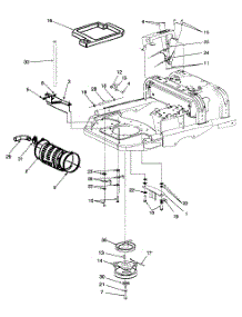 Engine Mounting, Muffler, Controls & Pto Clutch (Liquid Cooled Only) parts for White Outdoor Zero-Turn Mower 53BA1D5K190 from AppliancePartsPros.com