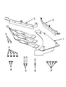 54-Inch Mulching Kit parts for White Outdoor Zero-Turn Mower 53AC275K190 from AppliancePartsPros.com