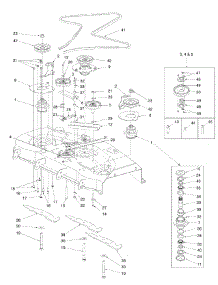 Deck Drive And Spindle parts for White Outdoor Zero-Turn Mower 53BA1A7K190 from AppliancePartsPros.com