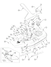 Deck Assembly parts for White Outdoor Zero-Turn Mower 17AA5A4G790 / 2004 from AppliancePartsPros.com