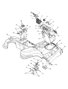 Body Cover And Console parts for White Outdoor Zero-Turn Mower ZT-1850 from AppliancePartsPros.com