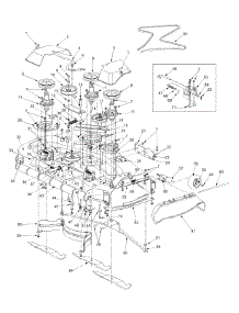 48-Inch Deck Assembly parts for White Outdoor Zero-Turn Mower 53CA1A6M190 / 2001 from AppliancePartsPros.com