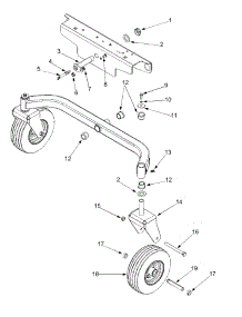 Front Axle & Tires parts for White Outdoor Zero-Turn Mower 53CA1A6M190 / 2001 from AppliancePartsPros.com