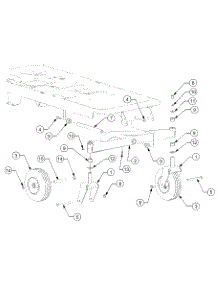 Wheels parts for White Outdoor Zero-Turn Mower 17AA5A7P790 / 2004 from AppliancePartsPros.com