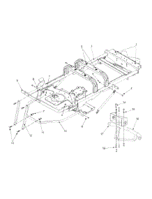 Frame parts for White Outdoor Zero-Turn Mower 53CA1A7K190 / 2001 from AppliancePartsPros.com