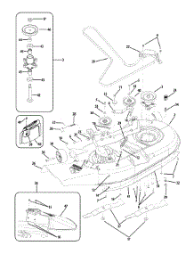 Mower Deck Zt42 parts for White Outdoor Zero-Turn Mower 17AJ2ACG090 / 2008 from AppliancePartsPros.com
