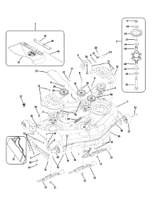 Mower Deck Zt50 parts for White Outdoor Zero-Turn Mower 17BK2ACP090 / 2008 from AppliancePartsPros.com