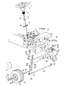 Parts03 parts for Whites Lawn Tractor 136-705-026 / 1986 from AppliancePartsPros.com