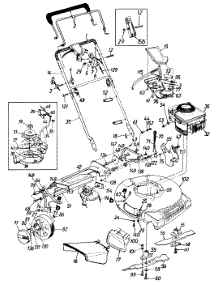 General Assembly parts for Wizard Self-Propelled Walk-Behind Mower 125-148C098 / 1995 from AppliancePartsPros.com
