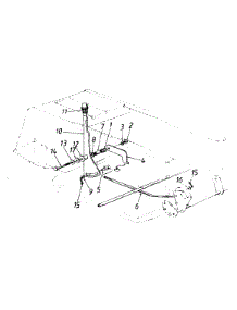 Speed Selection Lever parts for Wizard Lawn Tractor 132-667G098 / 1992 from AppliancePartsPros.com