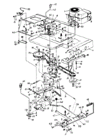 Pedal Assembly / Drive / Frame Lower parts for Wizard Lawn Tractor 133K619G098 / 1993 from AppliancePartsPros.com