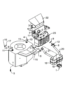 Engine Accessories (Twin Cylinder) parts for Wizard Lawn Tractor 13AN673G098 / 2001 from AppliancePartsPros.com
