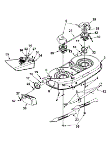 Deck Assembly "G" parts for Wizard Lawn Tractor 13AN698G098 / 2002 from AppliancePartsPros.com