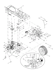 Drive, Wheels Rear, Pedals parts for Wizard Lawn Tractor 13AT618G098 / 2000 from AppliancePartsPros.com