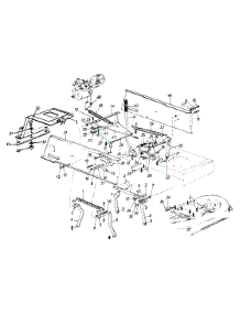 Deck Lift & Hanger / Hitch Plate parts for Wizard Lawn Tractor MTD9122A39 / 1993 from AppliancePartsPros.com