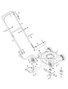 General Assembly 11A-020 parts for Yard Machines Push Walk-Behind Mower 11A-020B000 / 2010 from AppliancePartsPros.com