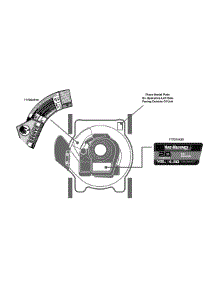 Label Map 11A-020B000 & 029 parts for Yard Machines Push Walk-Behind Mower 11A-020B000 / 2011 from AppliancePartsPros.com