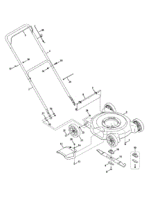 General Assembly parts for Yard Machines Push Walk-Behind Mower 11A-020B029 / 2009 from AppliancePartsPros.com