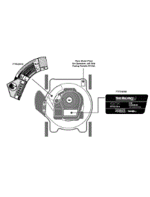 Label Map 11A-020L700 parts for Yard Machines Push Walk-Behind Mower 11A-020L700 / 2013 from AppliancePartsPros.com