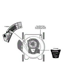 Label Map parts for Yard Machines Push Walk-Behind Mower 11A-020W700 / 2014 from AppliancePartsPros.com