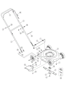 General Assembly parts for Yard Machines Push Walk-Behind Mower 11A-021G800 / 2006 from AppliancePartsPros.com