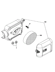 1P65n0a Air Cleaner parts for Yard Machines Push Walk-Behind Mower 11A-02JV000 / 2012 from AppliancePartsPros.com