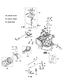 1P65n0a Crankcase parts for Yard Machines Push Walk-Behind Mower 11A-02JV000 / 2012 from AppliancePartsPros.com
