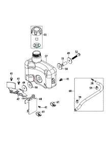 1P65n0a Fuel Tank parts for Yard Machines Push Walk-Behind Mower 11A-02JV000 / 2012 from AppliancePartsPros.com