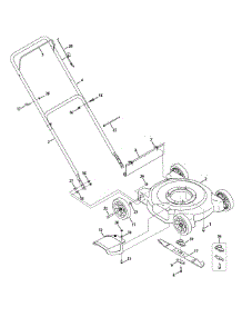 General Assembly parts for Yard Machines Push Walk-Behind Mower 11A-02MG000 / 2009 from AppliancePartsPros.com