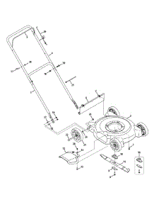 General Assembly parts for Yard Machines Push Walk-Behind Mower 11A-02SB700 / 2014 from AppliancePartsPros.com