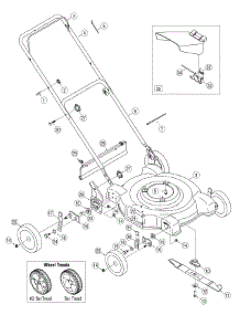General Assembly parts for Yard Machines Push Walk-Behind Mower 11A-033F000 / 2007 from AppliancePartsPros.com