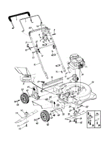 General Assembly parts for Yard Machines Push Walk-Behind Mower 11A-083A023 / 1997 from AppliancePartsPros.com