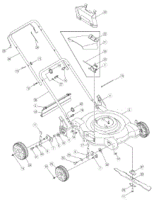 General Assembly parts for Yard Machines Push Walk-Behind Mower 11A-083A800 / 2006 from AppliancePartsPros.com