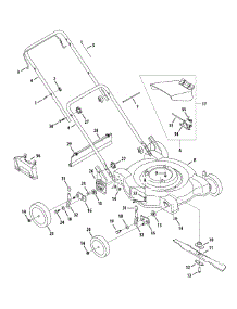 General Assembly 11A-084 parts for Yard Machines Push Walk-Behind Mower 11A-084E000 / 2010 from AppliancePartsPros.com