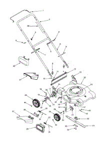 General Assembly parts for Yard Machines Push Walk-Behind Mower 11A-089Q720 / 2001 from AppliancePartsPros.com