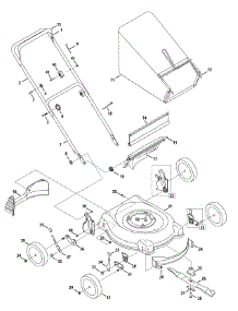General Assembly 11A-414 parts for Yard Machines Push Walk-Behind Mower 11A-414A020 / 2010 from AppliancePartsPros.com