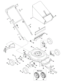 General Assembly parts for Yard Machines Push Walk-Behind Mower 11A-414E029 / 2009 from AppliancePartsPros.com