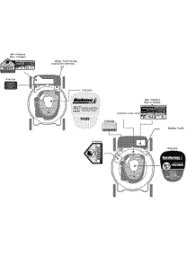 Label Map 11A-414A-S parts for Yard Machines Push Walk-Behind Mower 11A-414S220 / 2010 from AppliancePartsPros.com