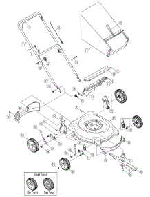 General Assembly parts for Yard Machines Push Walk-Behind Mower 11A-418A729 / 2006 from AppliancePartsPros.com